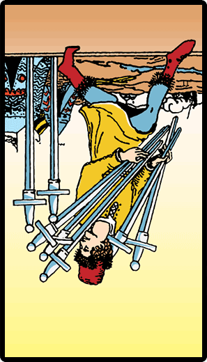 Seven of Swords (Reverse)