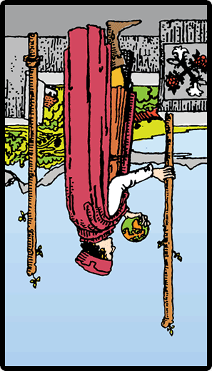 Two of Wands (Reverse)