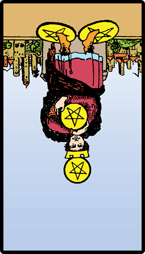 Four of Pentacles (Reverse)