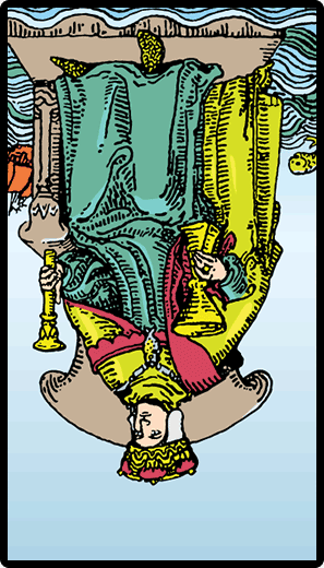 King of Cups (Reverse)