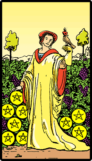 Nine of Pentacles