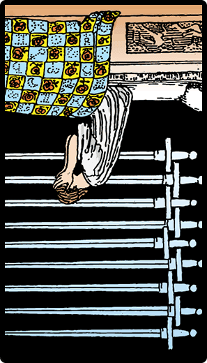 Nine of Swords (Reverse)