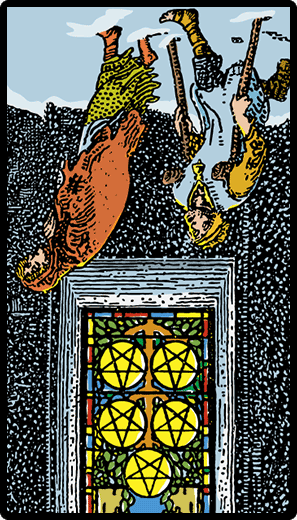 Five of Pentacles (Reverse)